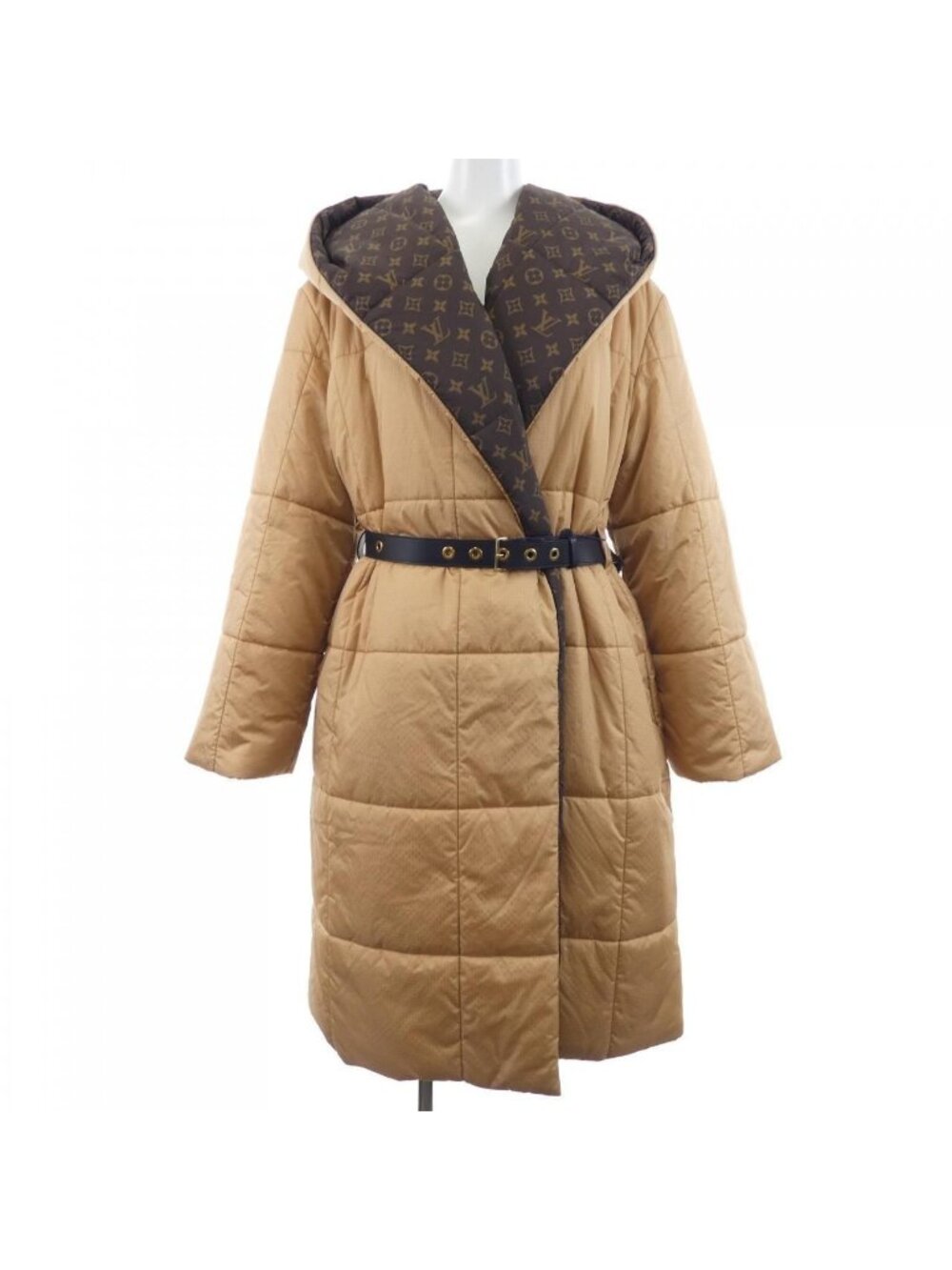 Louis Vuitton Long Pillow Puffer Wrap Coat